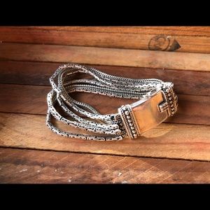 Sipada silver-strand bracelet
